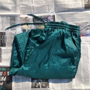 VINTAGE GREEN TRACK OANTS SIZE MEDIUM